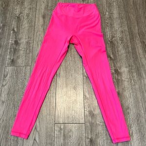 Buffbunny hot pink leggings, small